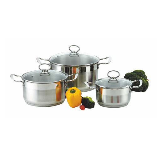 WA065501 6Pcs Cut edge cookware set