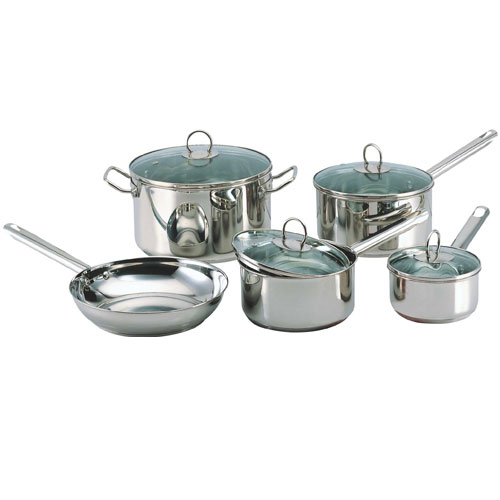 WA095102 9Pcs Cut edge cookware set