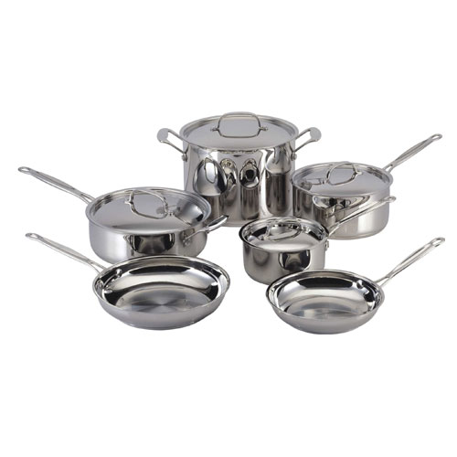 WA104002 10Pcs Cut edge cookware set