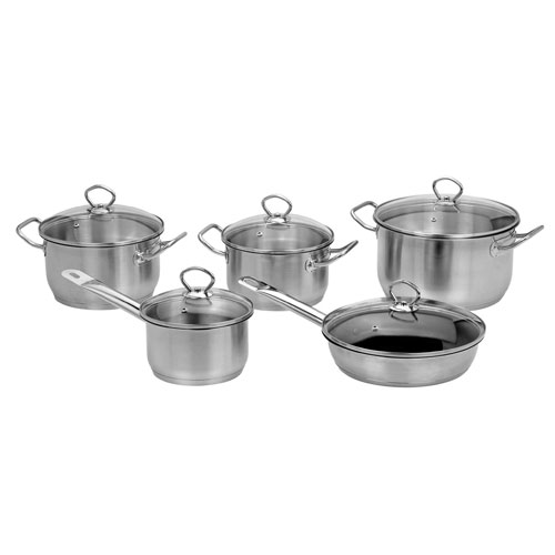 WA105104 10Pcs Cut edge cookware set