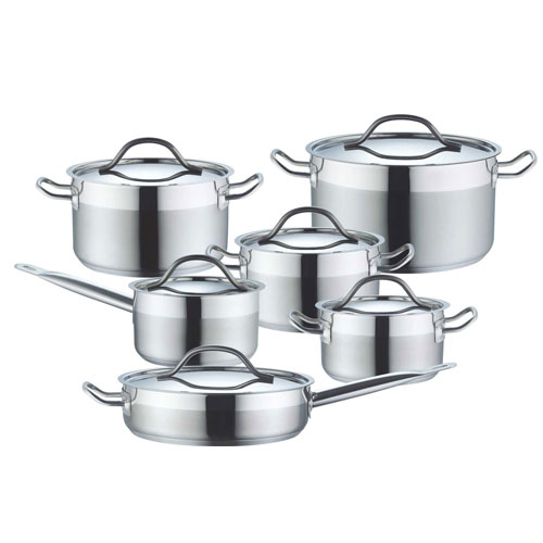 WA125105 12Pcs Cut edge cookware set