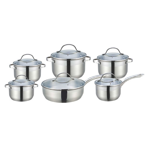 WA125302 12Pcs Cut edge cookware set