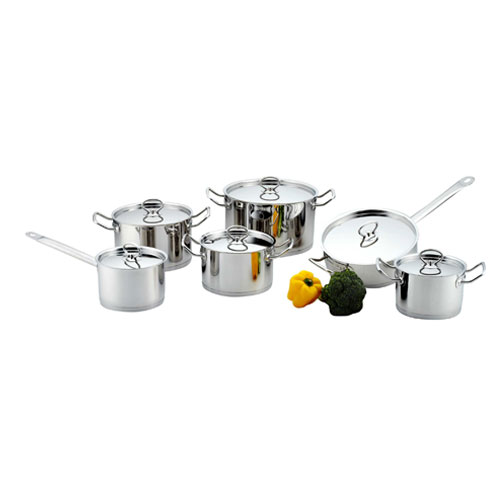 WD125102 12Pcs Straight Bottom cookware set