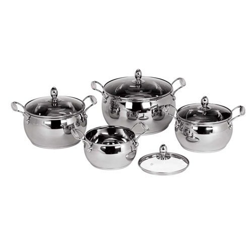 WE084002 8Pcs Apple shape cookware set