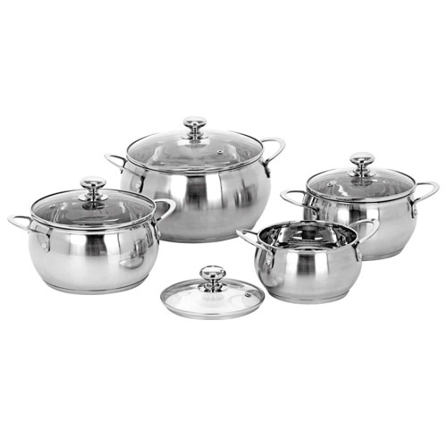 WE085201 8Pcs Apple shape cookware set