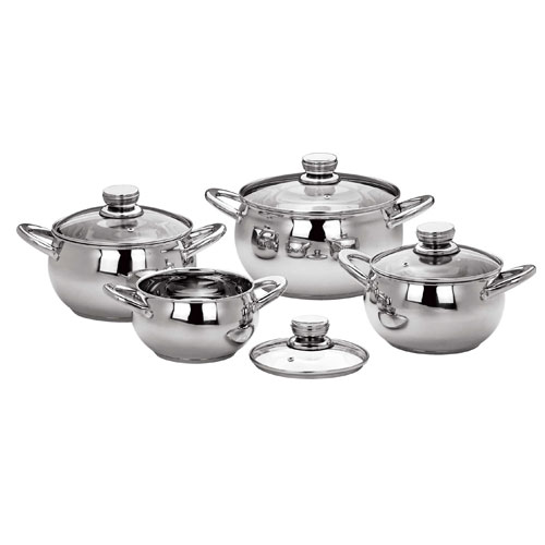 WE085901 8Pcs Apple shape cookware set