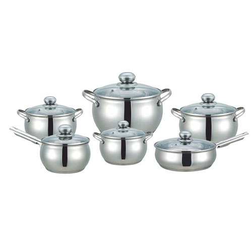 WE125301 12Pcs Apple shape cookware set