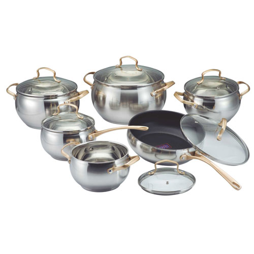 WE125401 12Pcs Apple shape cookware set