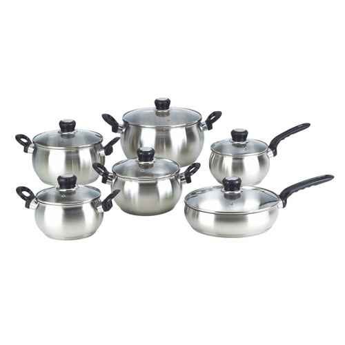 WE128501 12Pcs Apple shape cookware set